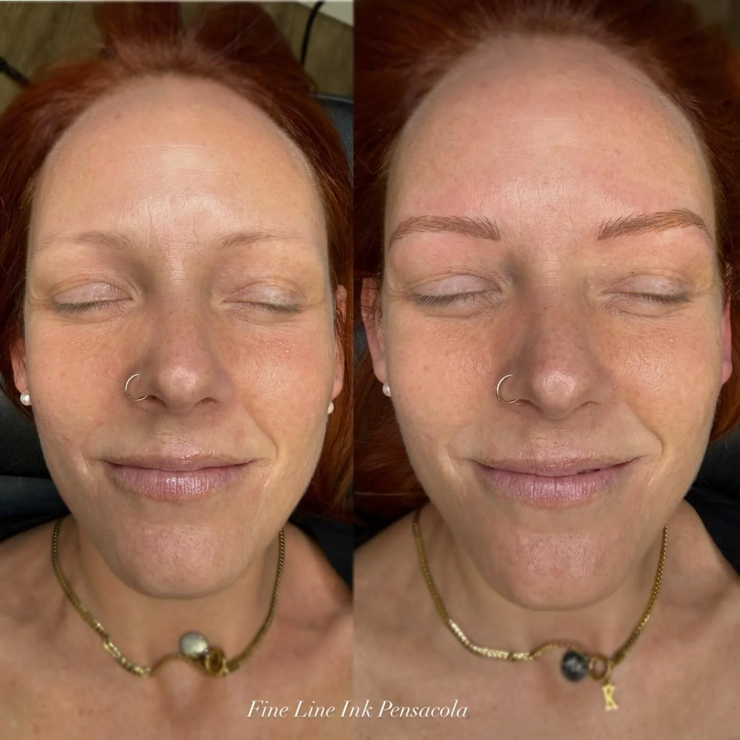 How absolutely gorgeous is this client of mine?!?

So honored to upgrade her brows! She was so tired of having to fill them in even on no makeup days. 

She requested as natural as possible so that when she does go bare skin it looks more realistic a