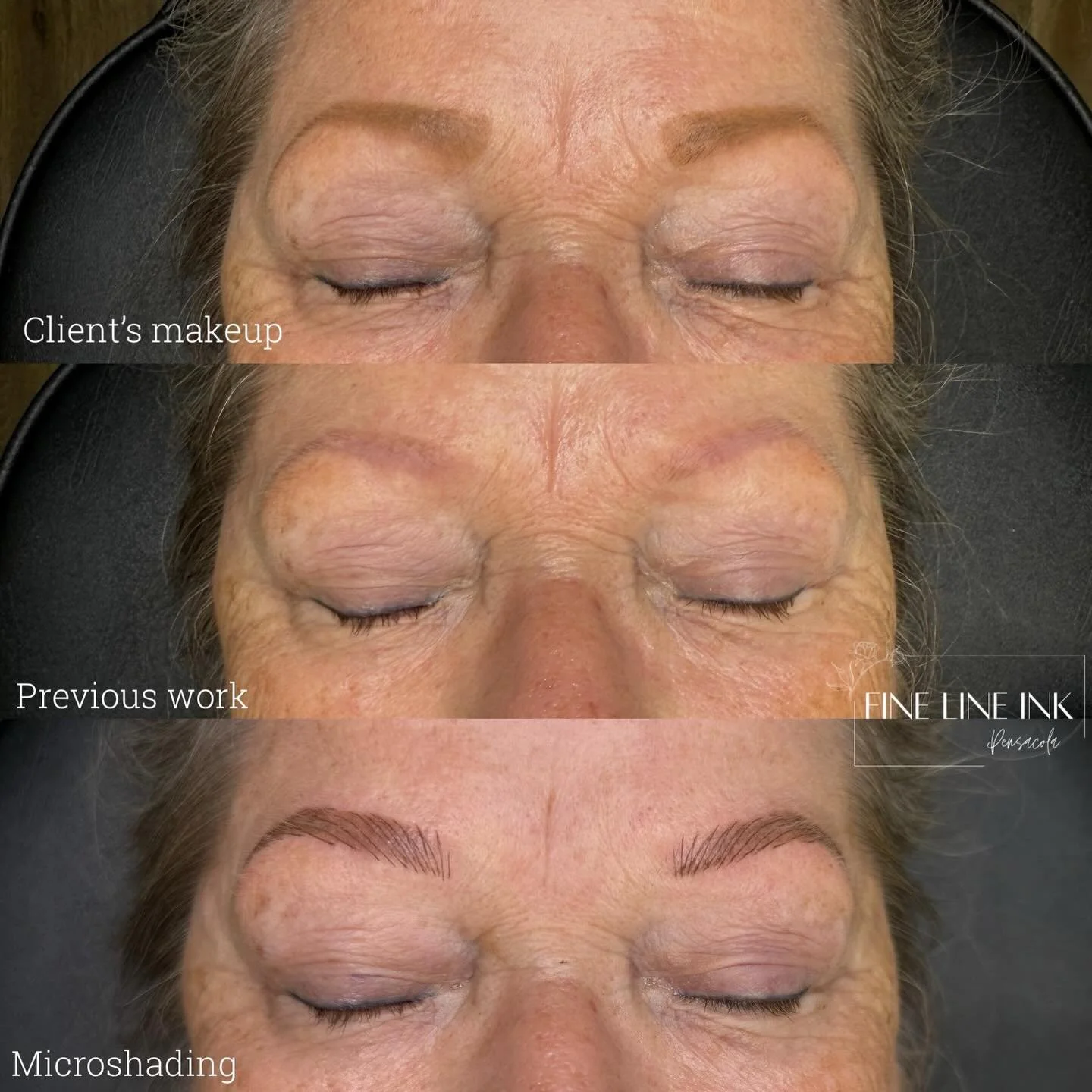 Brow upgrade for the sweet client of mine. 

She had her brows originally done over 20 years ago and was tired of filling them in again. 

She came to me for a tattoo and found out that I did eyebrows and was ready!! 

She loves the natural look of h