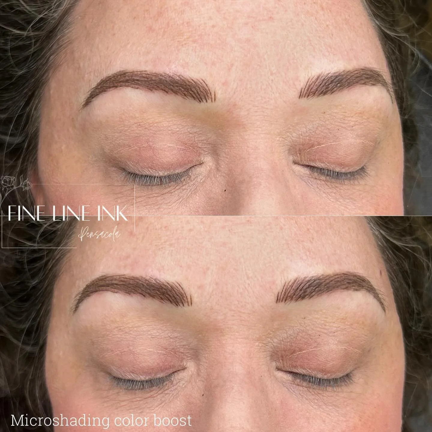 Color boost ✨

We did microblading + machine shading ✨

Now she&rsquo;s good for another 2-3 years ☺️

#permanentmakeup#browpermanentmakeup#brows#pensacolabrows#pensacolapmu#pmu#pensacolapermanentmakeup#microblading#microshading#browtattoo