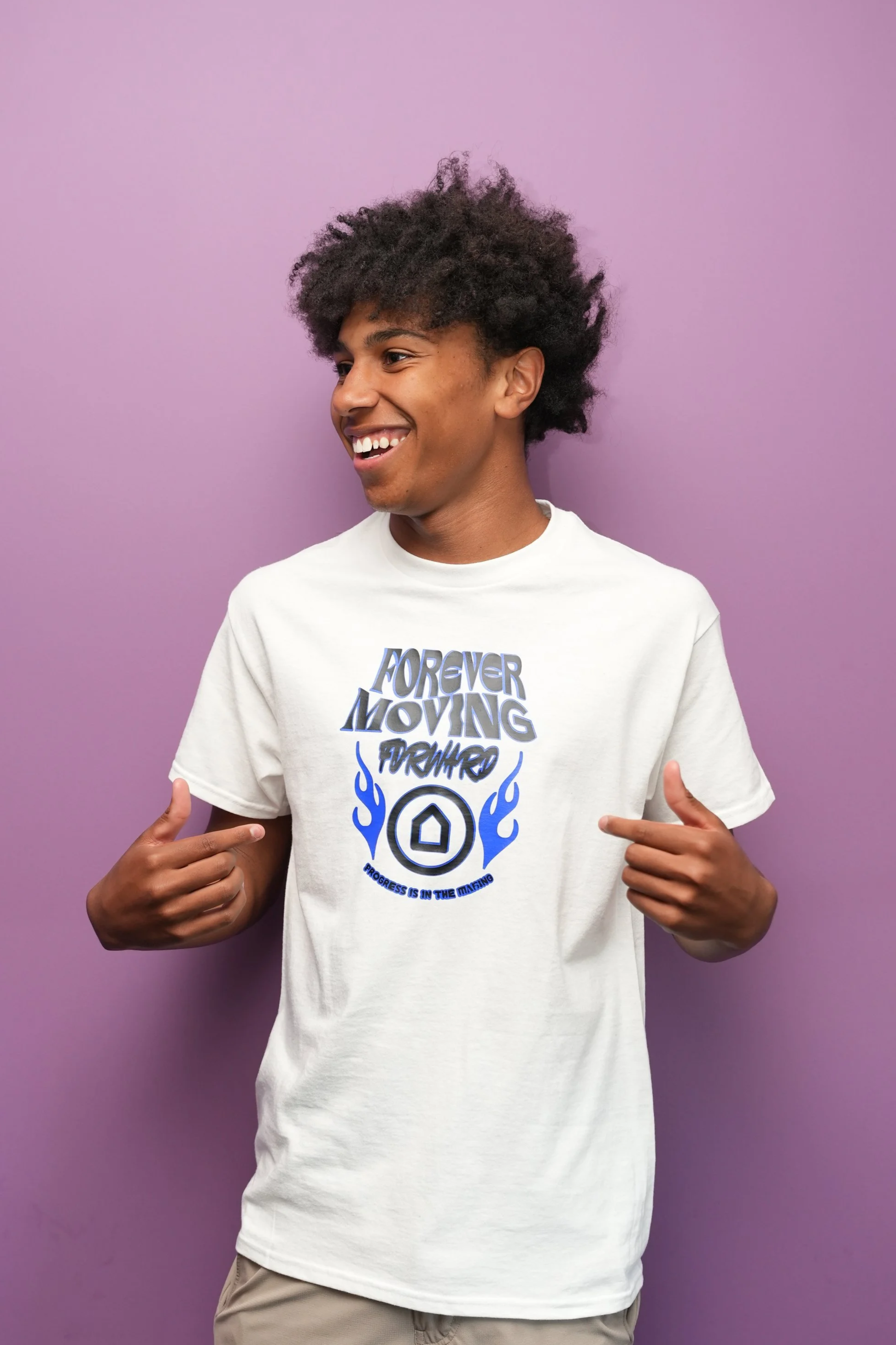 "Forever Moving Forward" Custom Short Sleeve T-Shirt