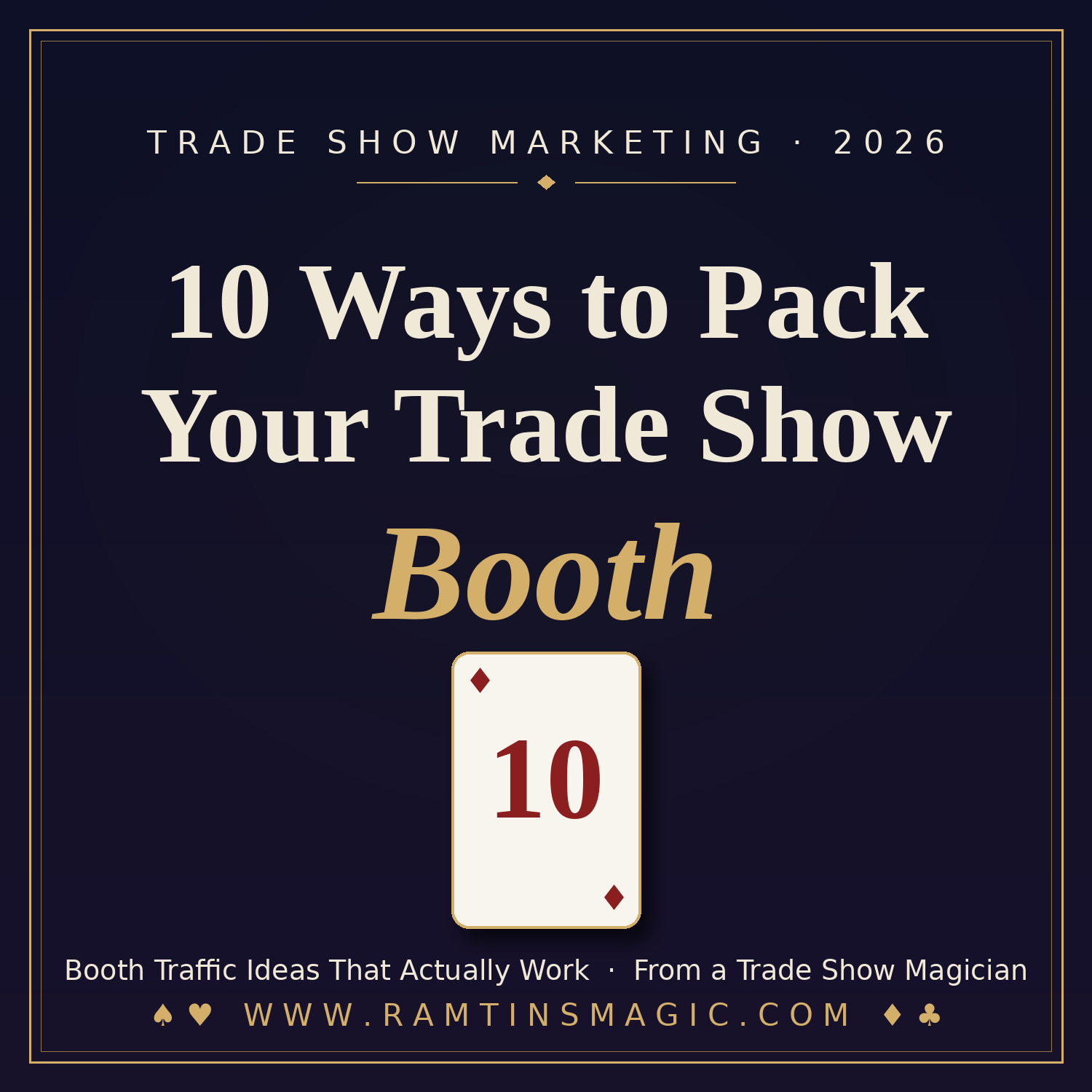 10 Ways to Attract Traffic to Your Trade Show Booth (That Actually Work)