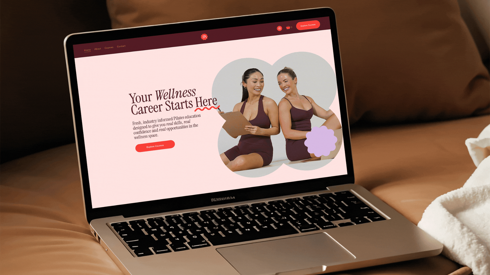 Flow Academy Visual Identity and Website