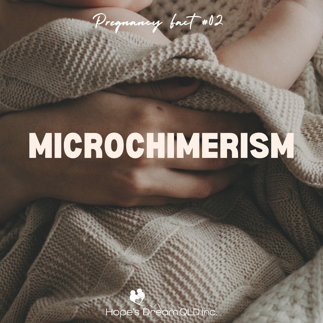 Microchimerism: Cells containing DNA from a foetus cross the placenta and enter the mother&rsquo;s blood circulation where they embed in her organs and become a part of her, forevermore.

...So when a Mum says she feels like her children are a part o