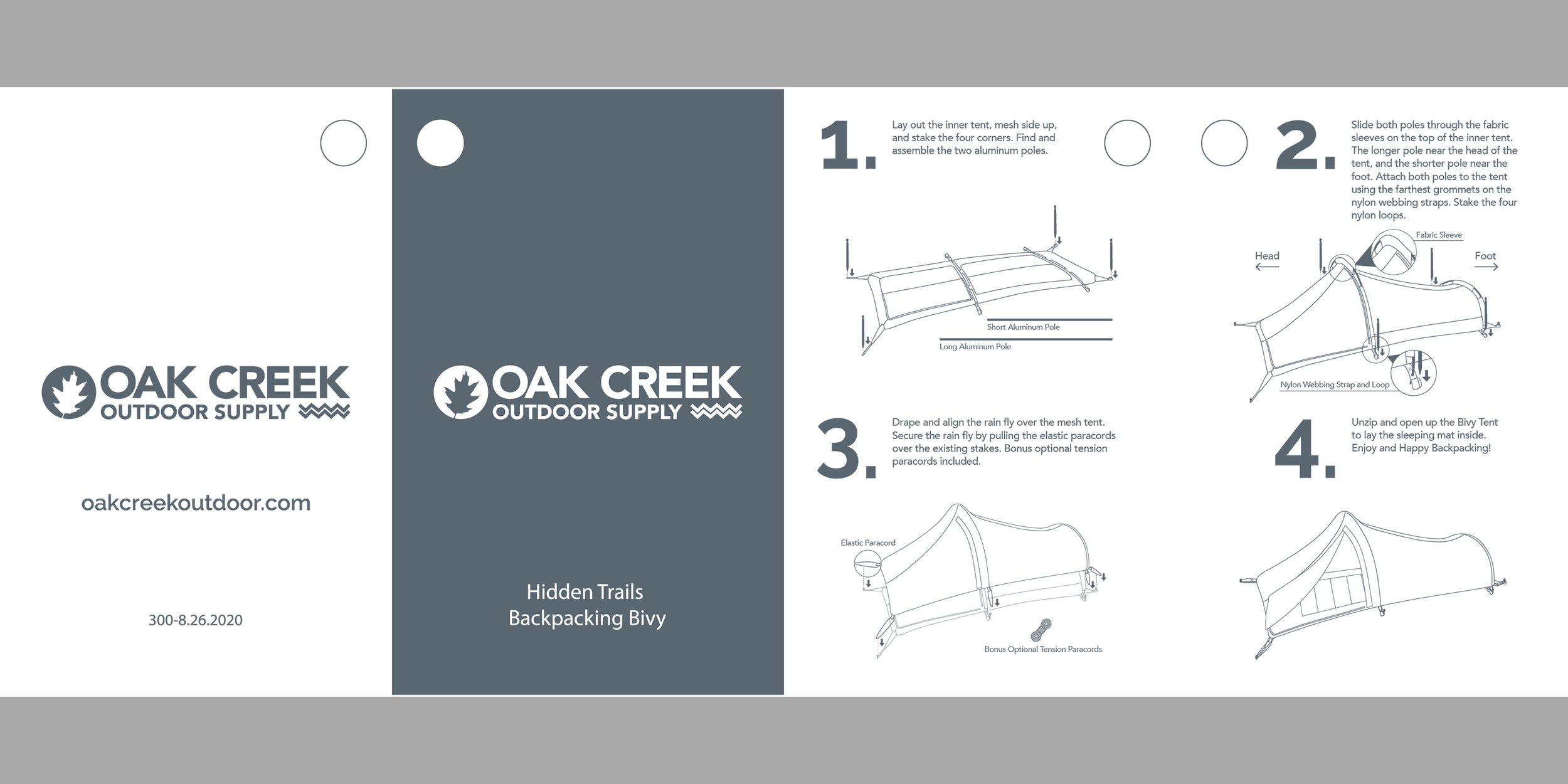 Oak Creek Backpacking Bivy