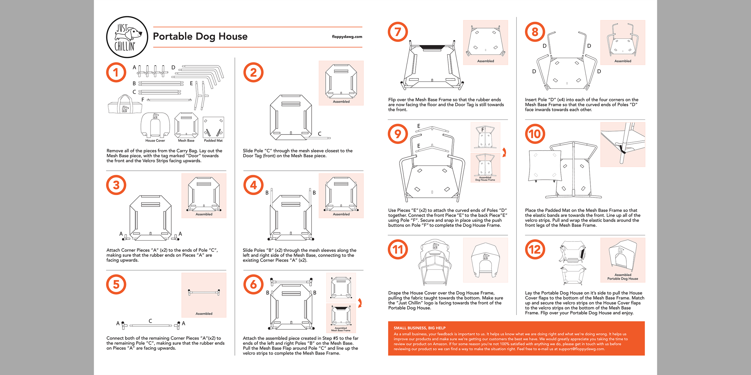 Just Chillin' Dog House
