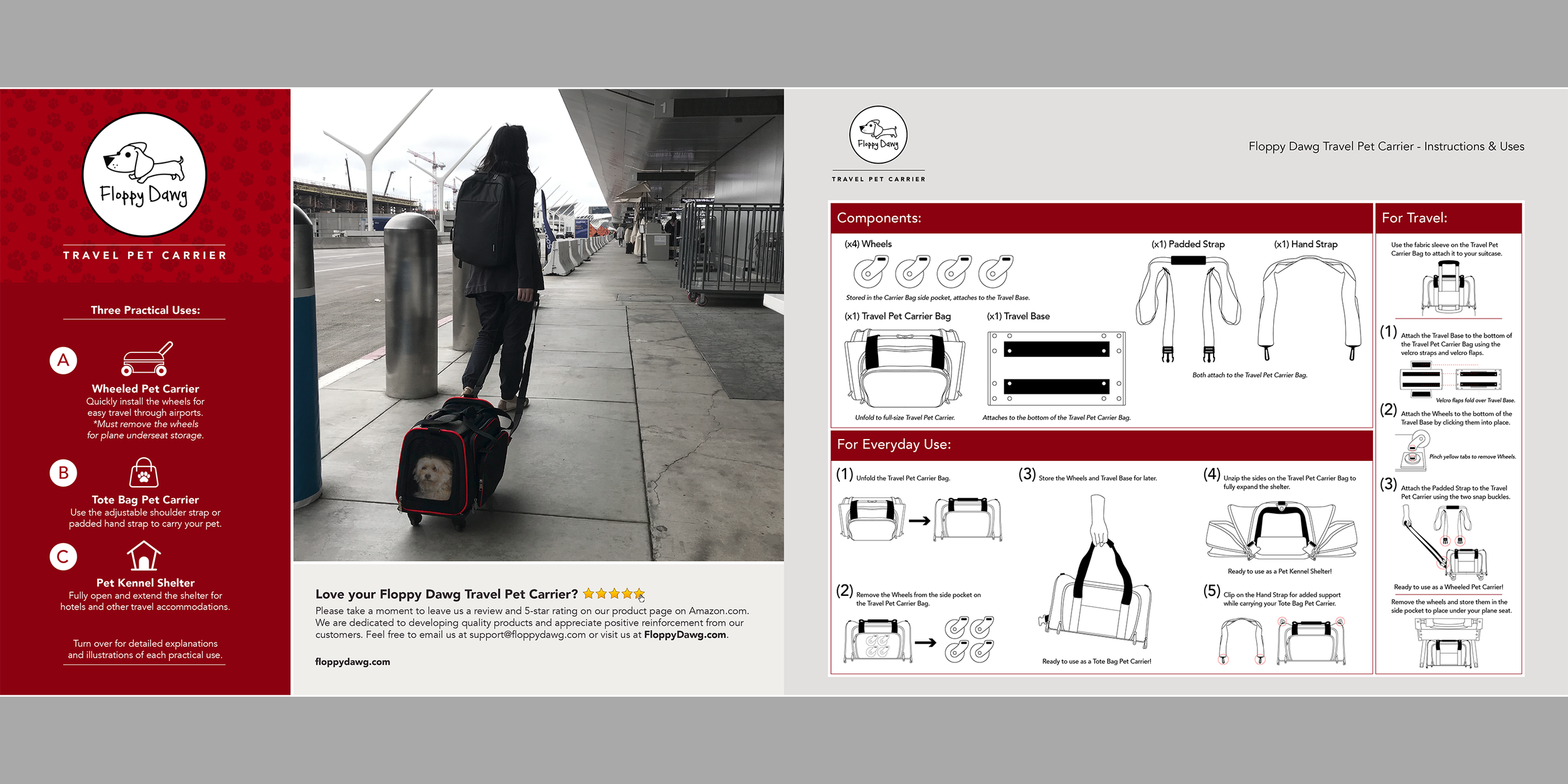 Floppy Dawg Pet Carrier