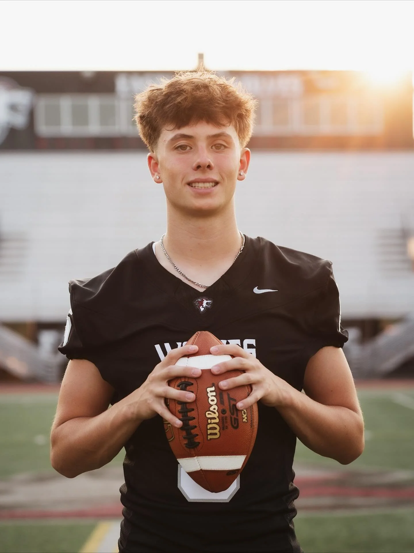 Golden hour senior session with QB1 in football gear? Say less. 

&ldquo;All the beauty of life is made up of light and shadow.&rdquo;
&middot; Leo Tolstoy.

We are light chasers and adventure hunters - welcome to our Chasing Light loop! #chasingligh