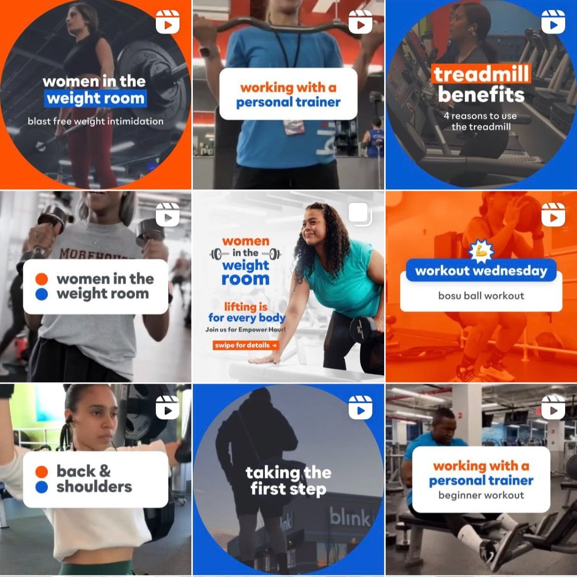 Blink Fitness Social