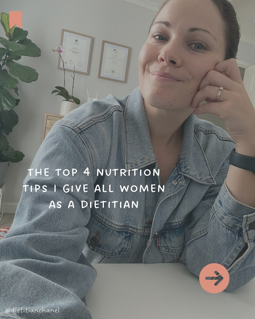 4 Nutrition Tips I Share with All Women 💁&zwj;♀️🫶
 As a dietitian, these are the reminders I come back to all the time:

✨ Eat more iron-rich foods &ndash; especially if you&rsquo;re menstruating. ✨ Don&rsquo;t fear carbs &ndash; your brain and bod