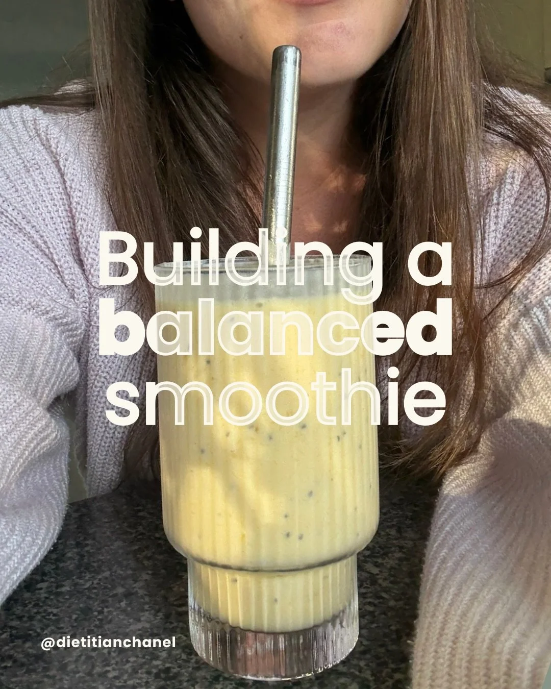 Building a balanced smoothie 🥤

Just like when we build a balanced meal, we want to include a few key components:

✨ Liquid ✨ Colour (fruit/veg) ✨ Protein ✨ Carbohydrates ✨ Healthy fats

Here are three easy, nourishing combinations to try 👇🏼

1️⃣ 