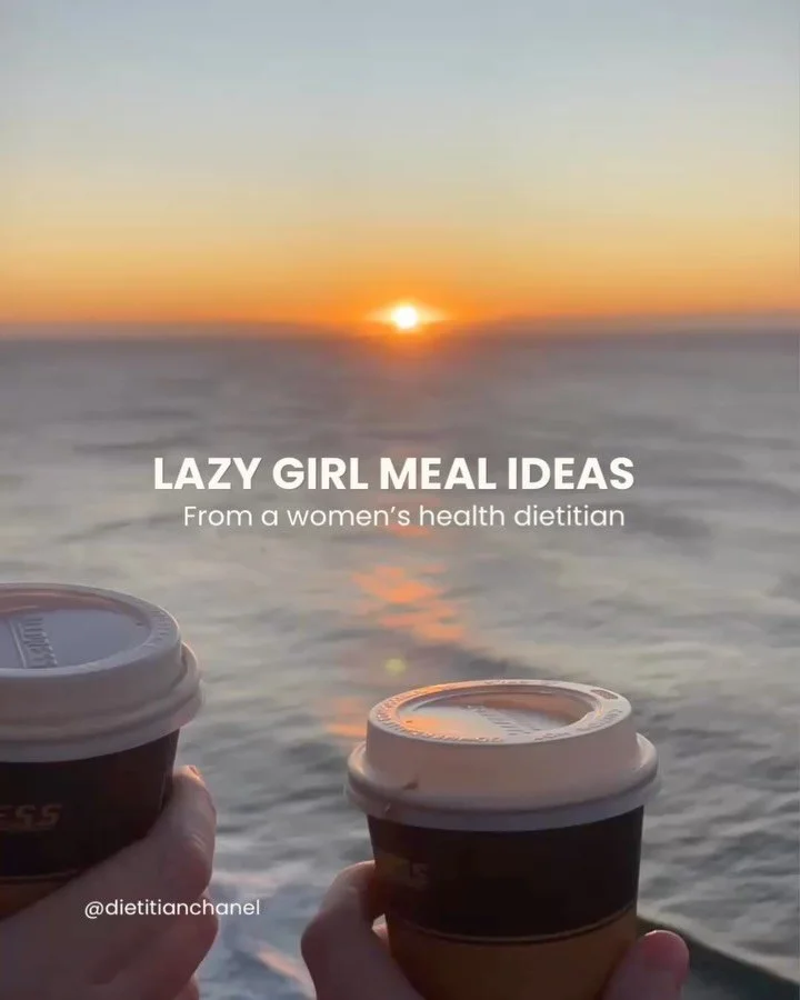 Lazy girl meals (but make them balanced)

If you&rsquo;re short on time, low on energy or just don&rsquo;t have the brain space to plan meals (like me) than this is for you.

Here are four super quick and easy meal ideas that you can throw together w