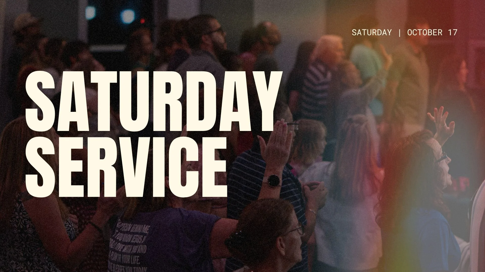 First Saturday Service