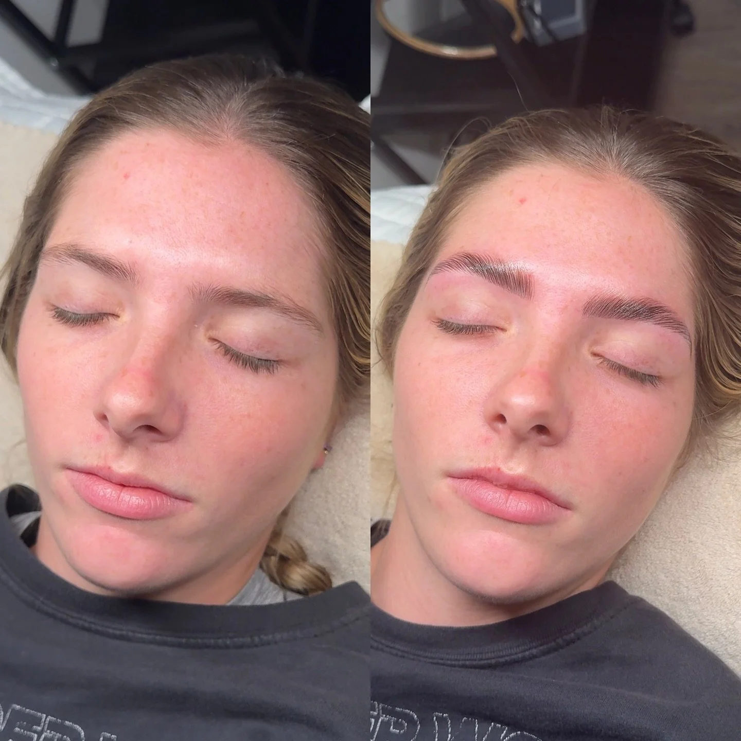 Framing the face with beautifully laminated brows🤍

#browlamination #browartist #esthetician #mtpleasant #charlestonsc #wildblissskinandbeauty
