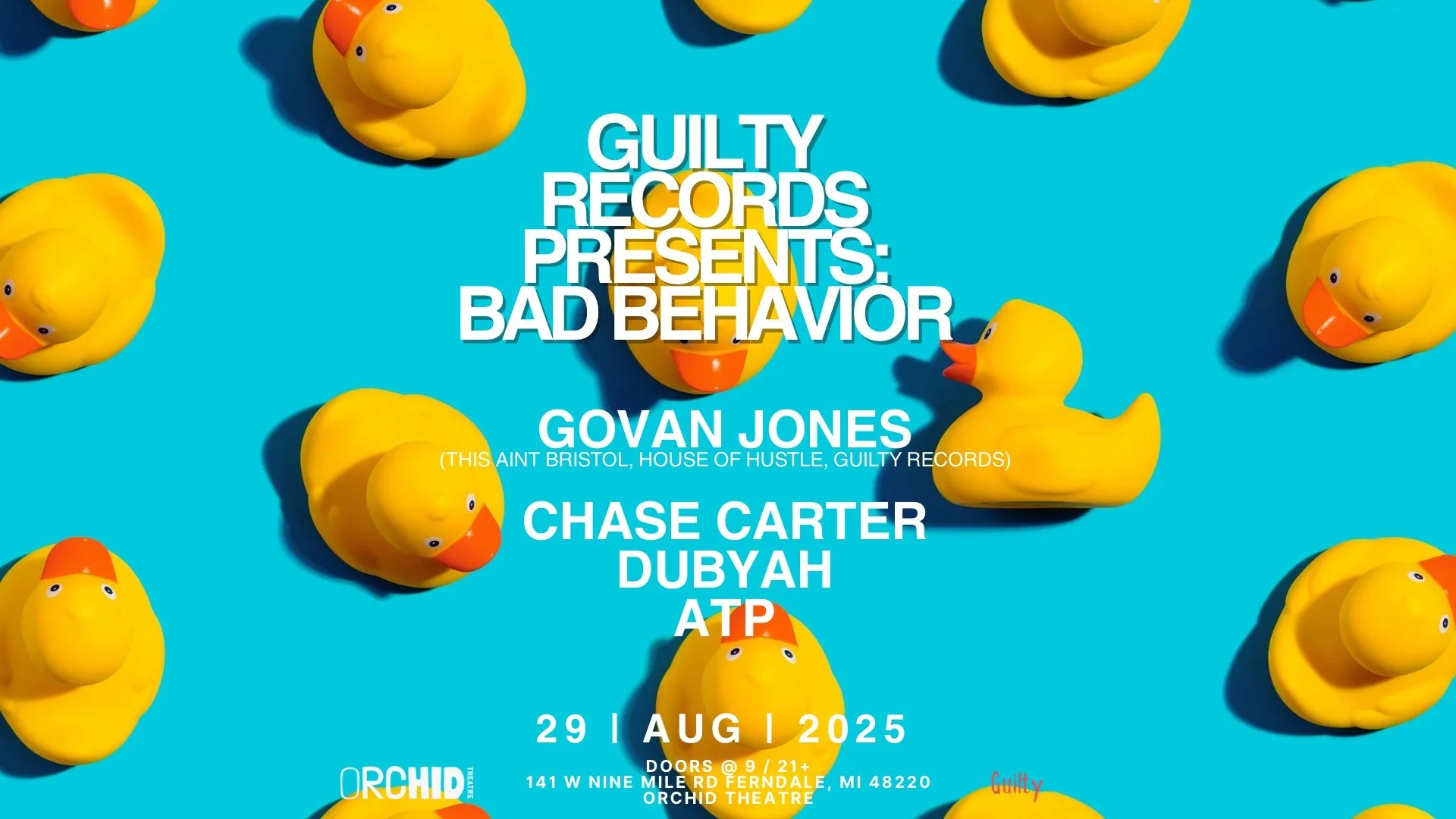 GUILTY RECORDS: PATIO TAKEOVER