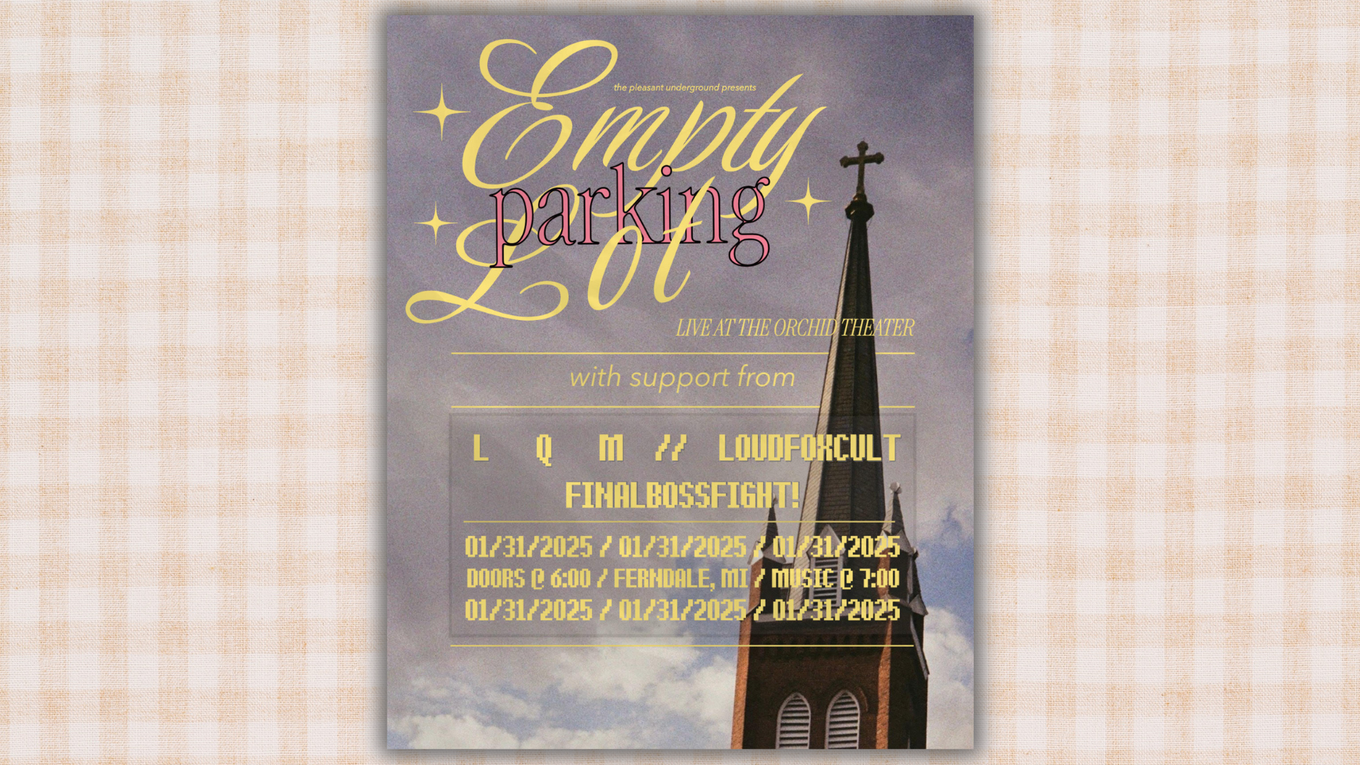 Empty Parking Lot, LQM, FinalBossFight!, LoudFoxCult