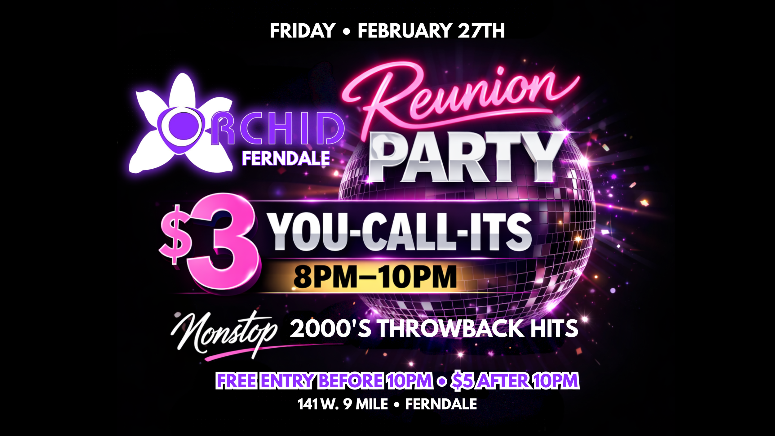 ORCHID REUNION PARTY