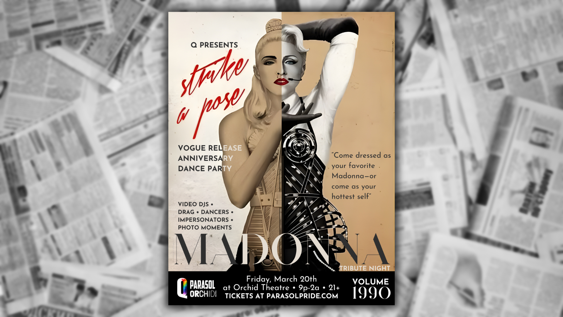 MADONNA TRIBUTE NIGHT