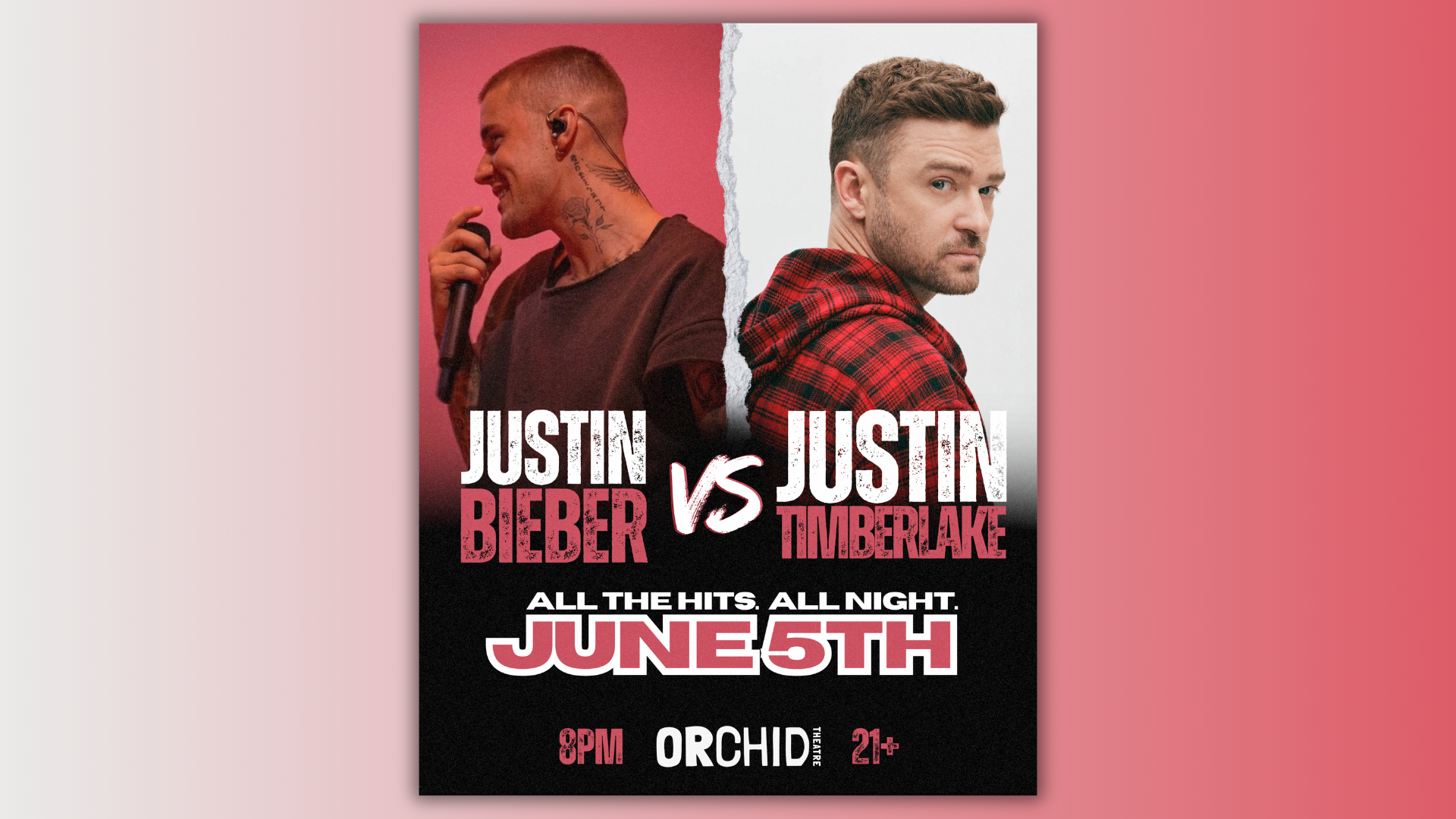 JUSTIN BIEBER VS JUSTIN TIMBERLAKE