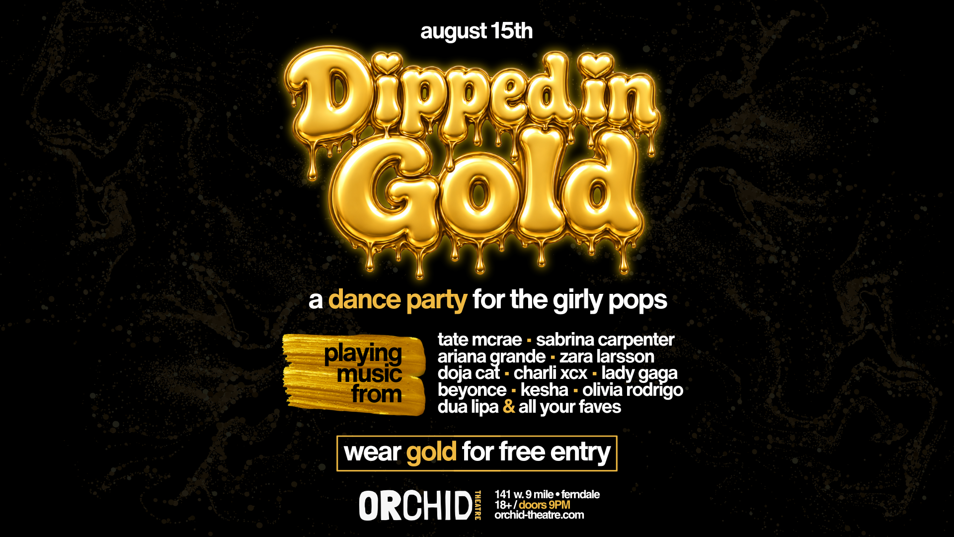 DIPPED IN GOLD