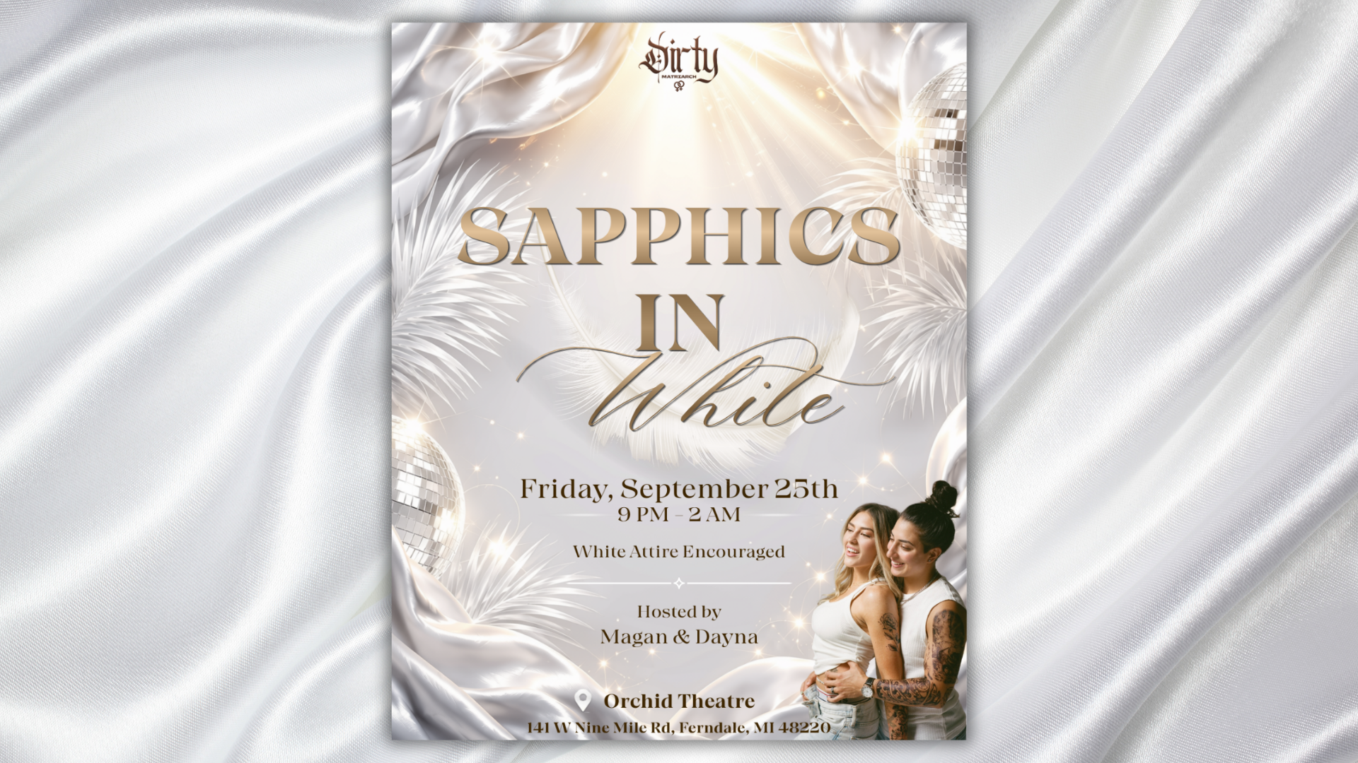DIRTY MATRIARCH: SAPPHICS IN WHITE