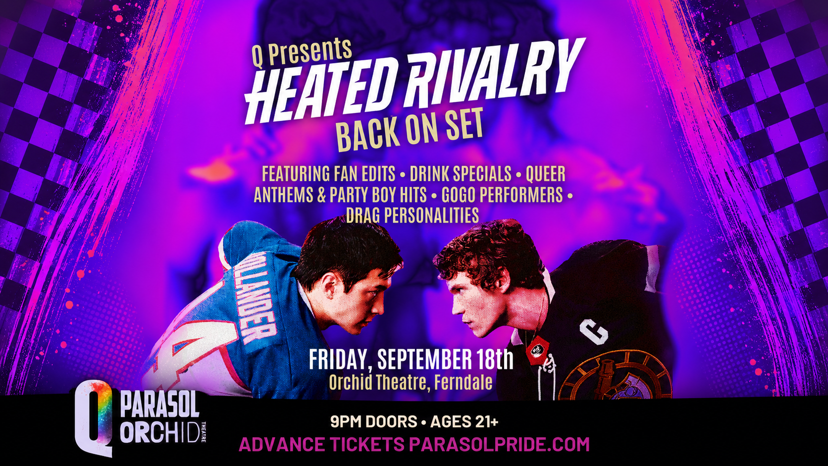 Q: HEATED RIVALRY - BACK ON SET