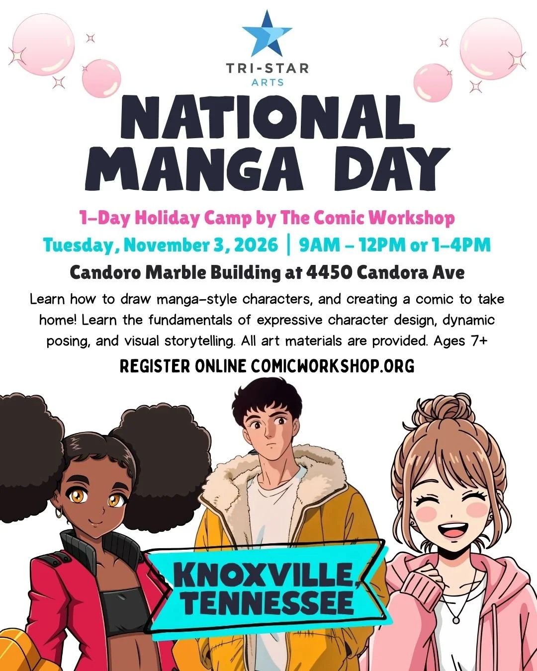 National Manga Day Workshop - Knoxville