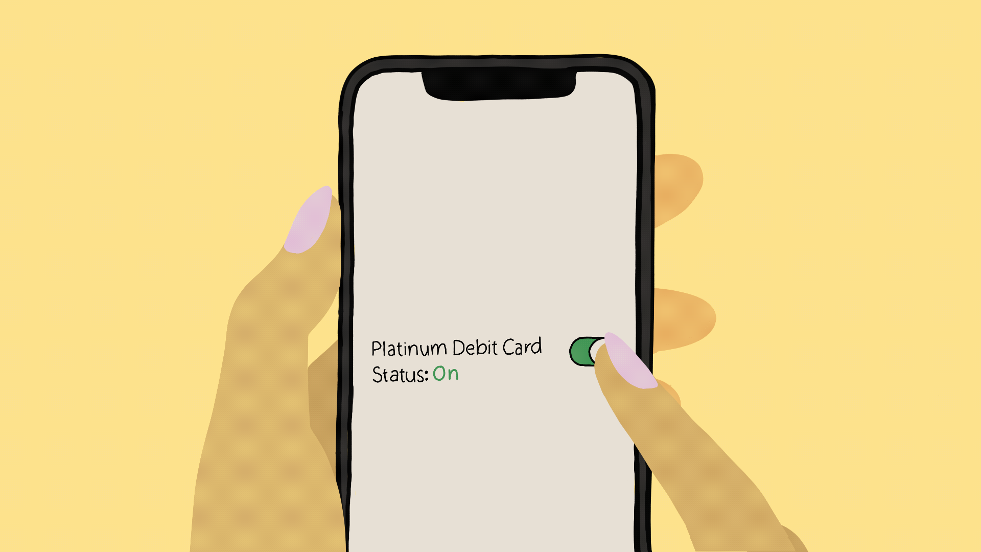 Wells Fargo Card On/Off