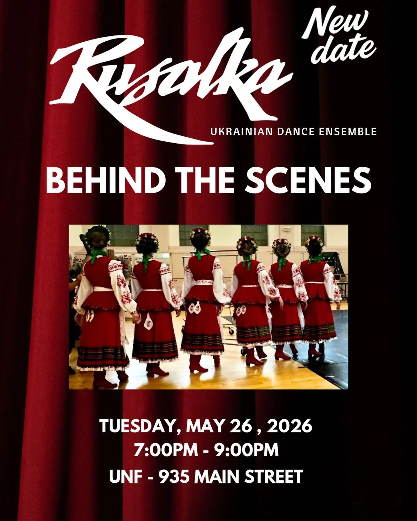 ✨New Date Alert✨

We wanted to share a quick update about our upcoming Behind the Scenes event.

To make the experience even more special, we&rsquo;ve decided to postpone the event until Tuesday, May 26 from 7-9pm. This new date will allow us to open