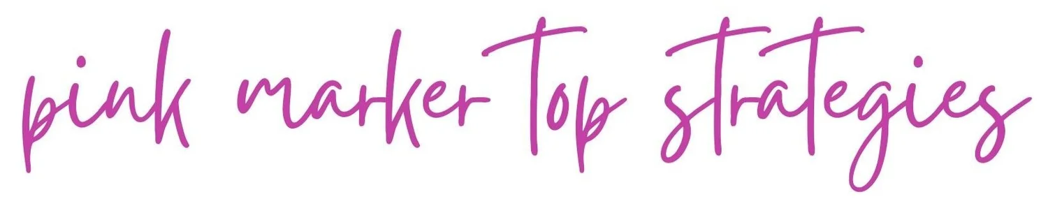 pink marker top strategies