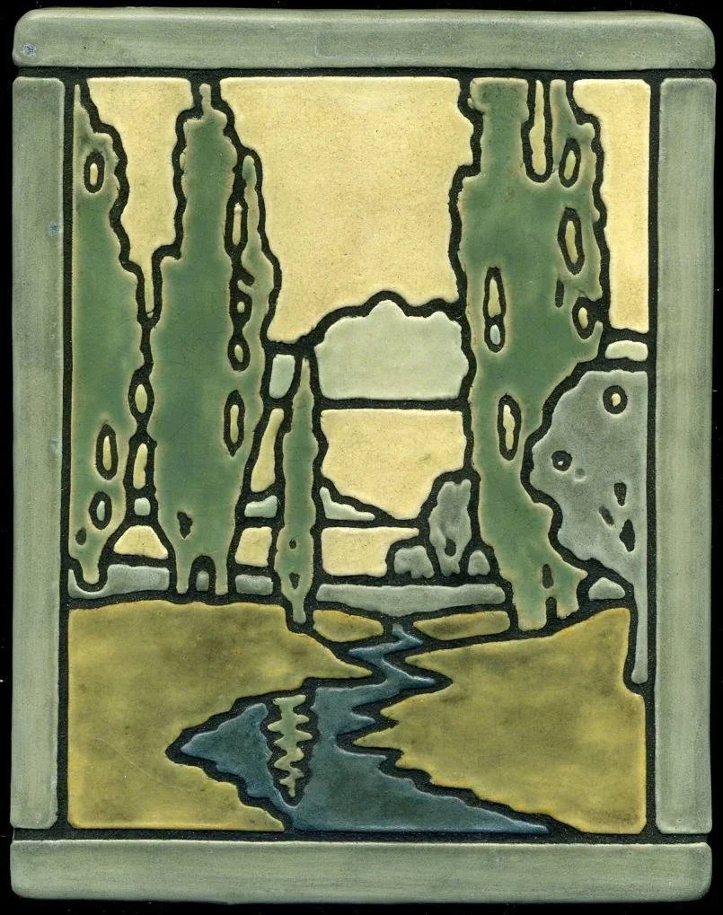 Idyll, Landscape Tile with Stream, 10' x 8'