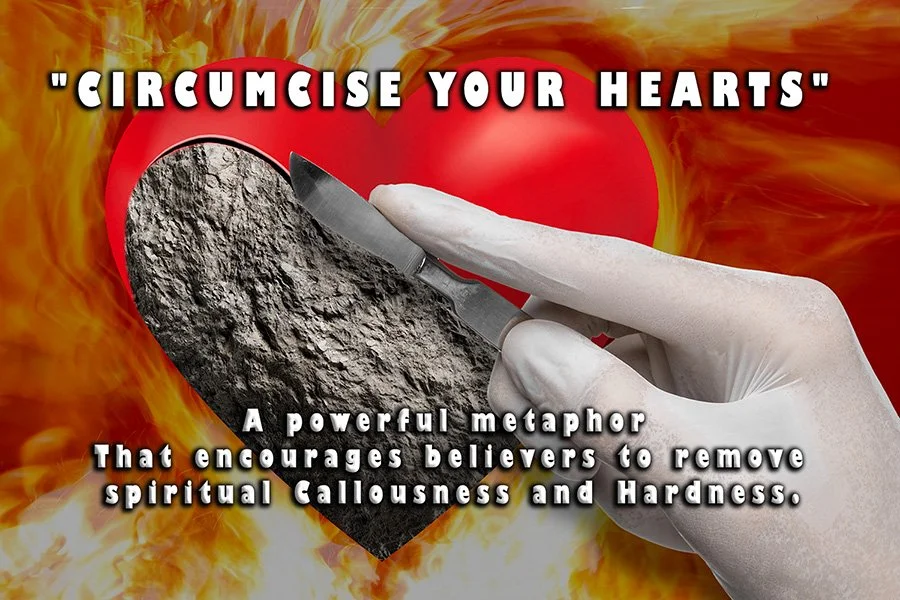 "CIRCUMCISE YOUR HEARTS"