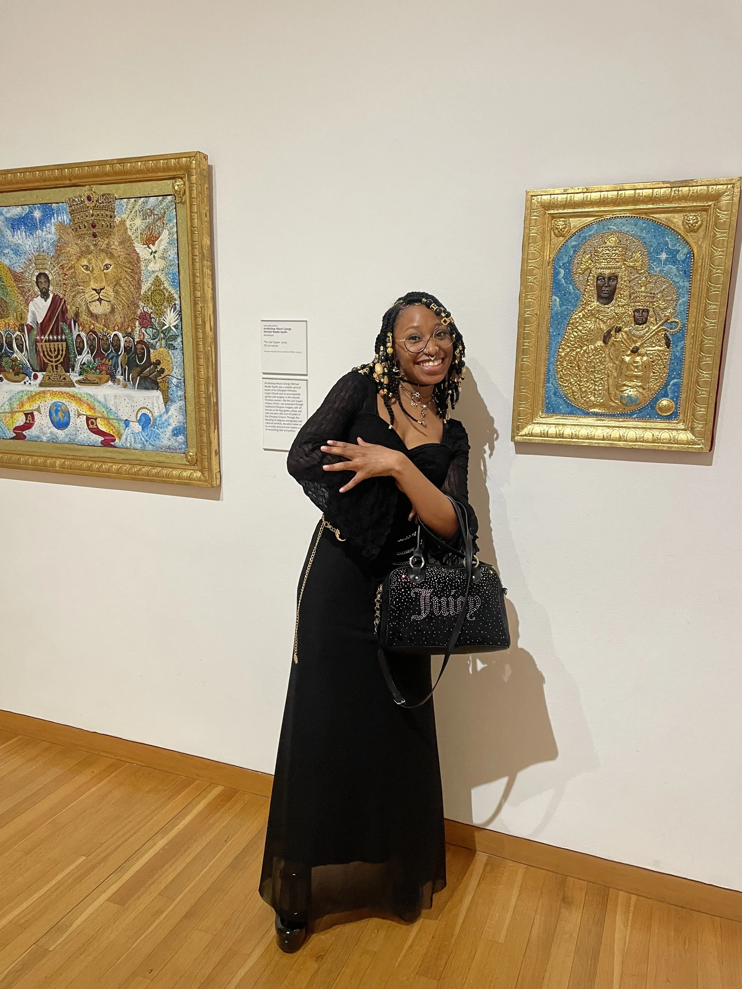 Afromuse Arts photographed at The High Museum of Art. Life Imitates Art.