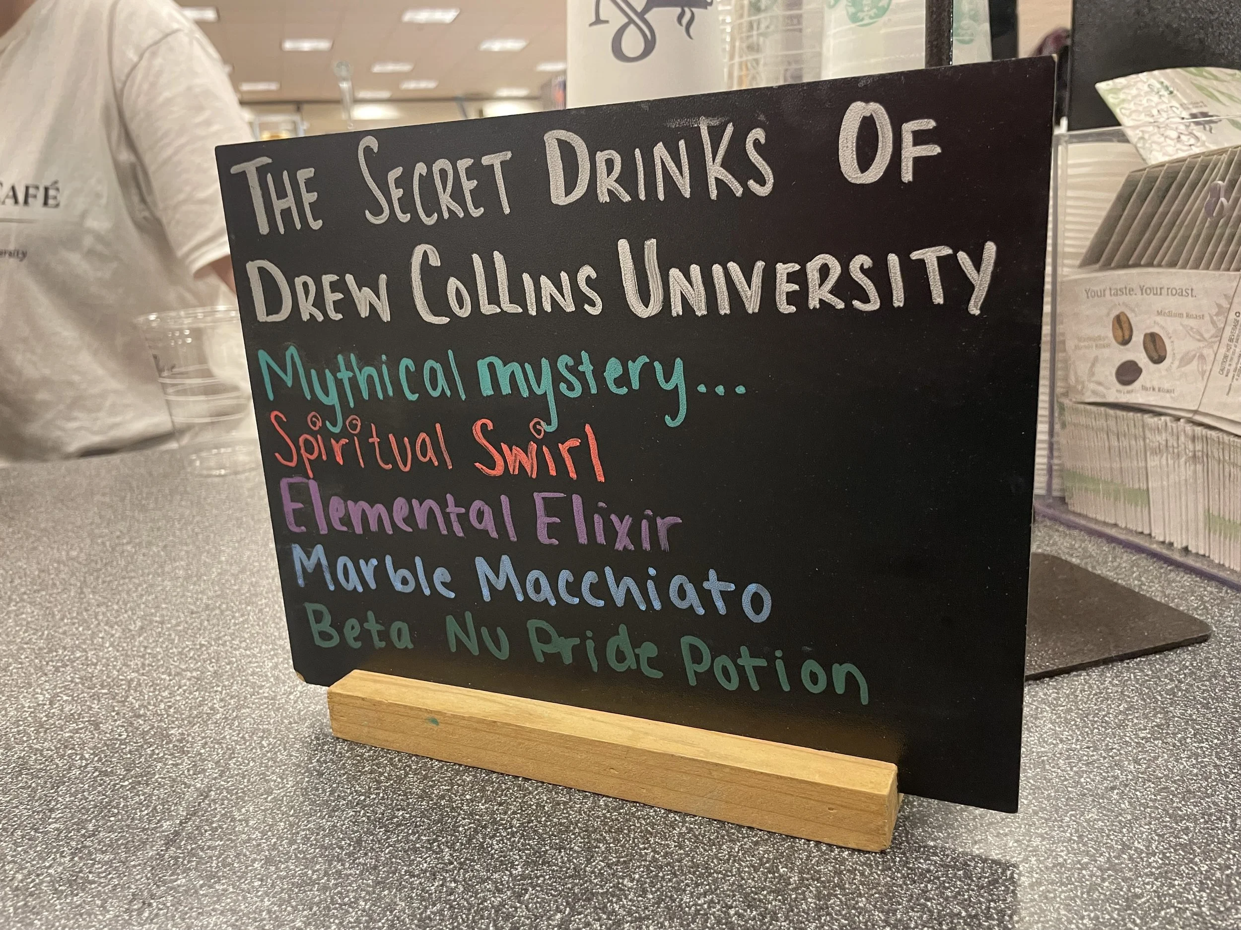 Specialty Drinks served at "The Secret World of Maggie Grey" book signing.