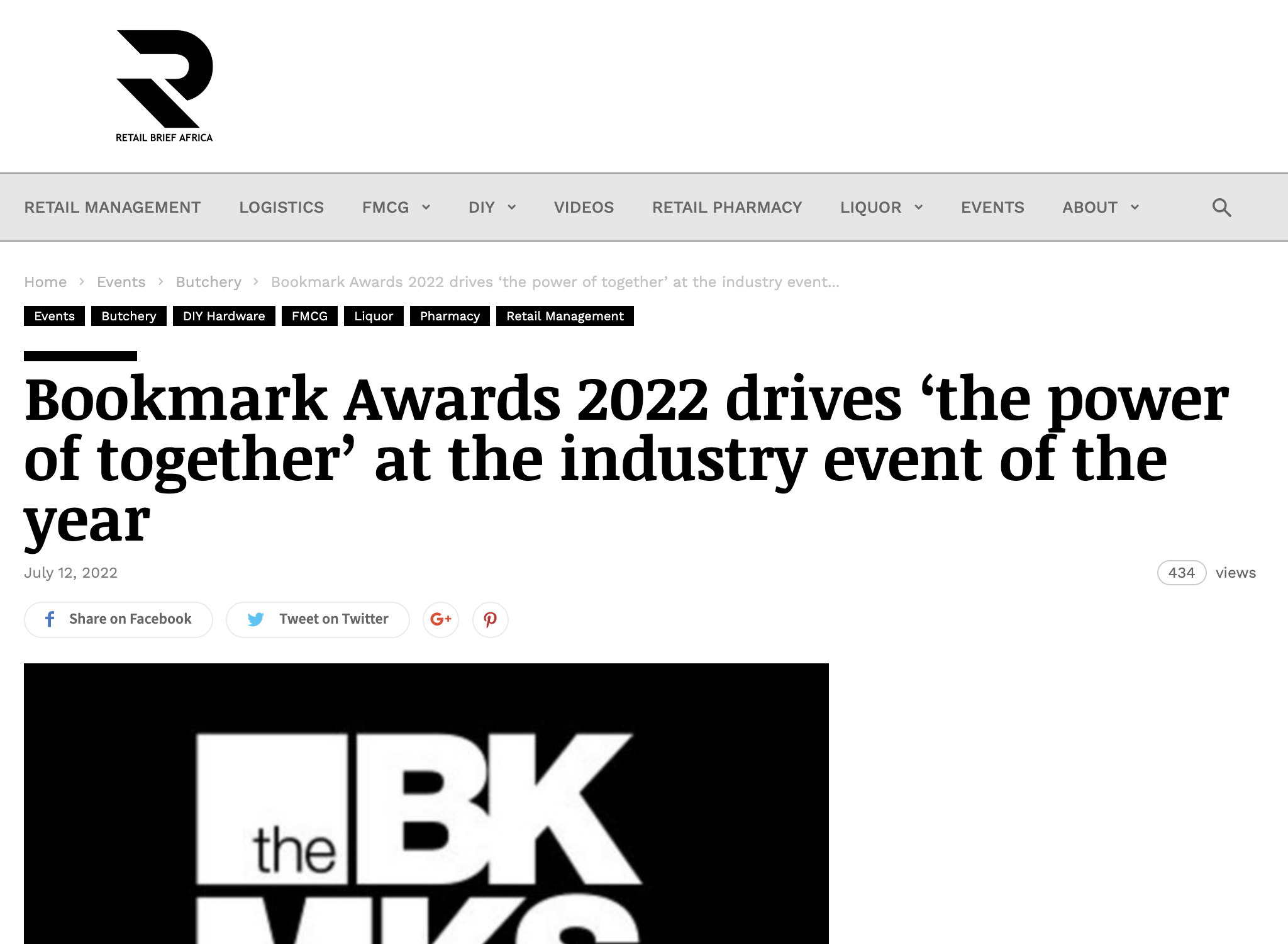 Bookmark Awards 2022 drives ‘the power of together’ at the industry event of the year