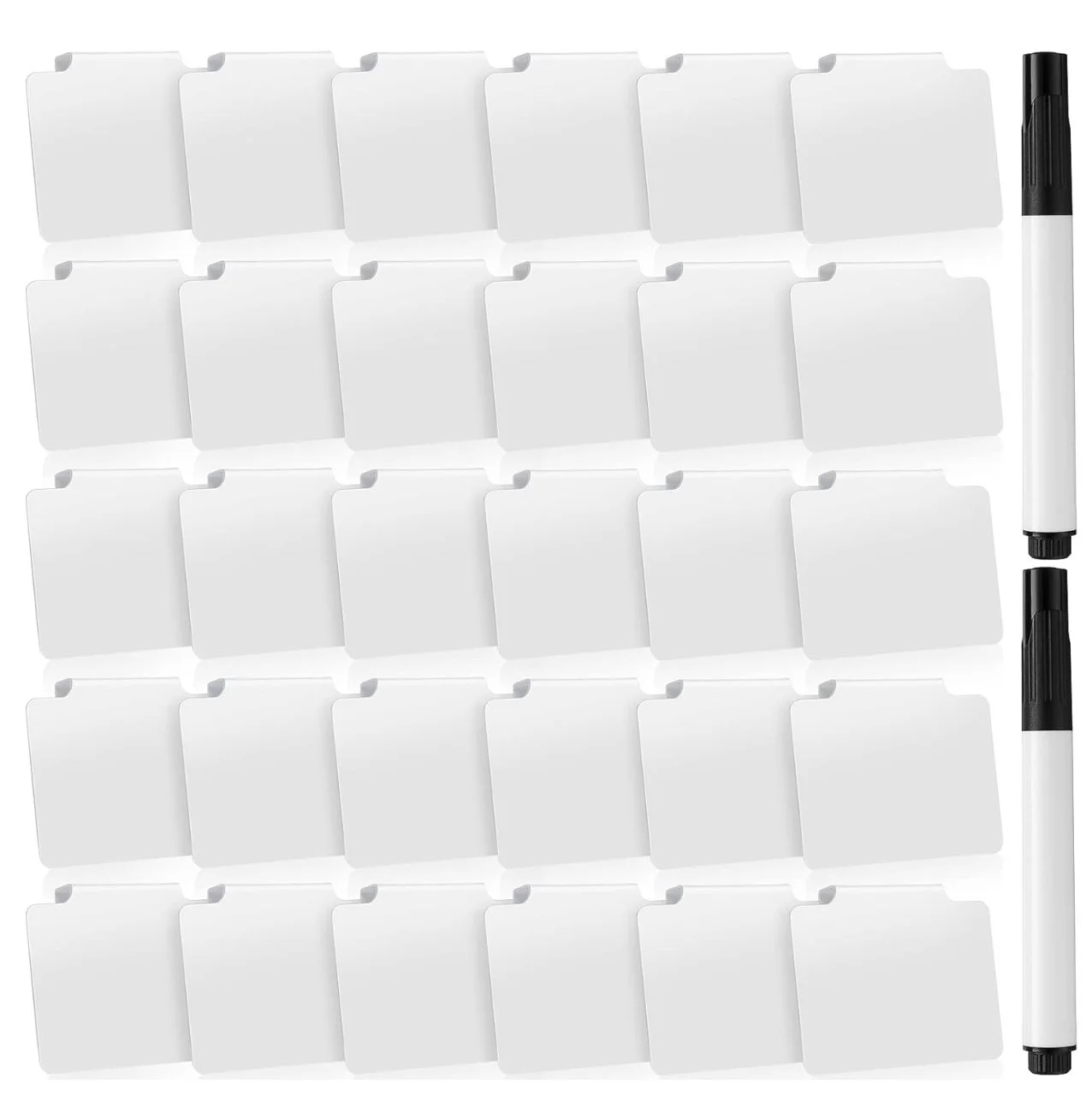White Basket Labels