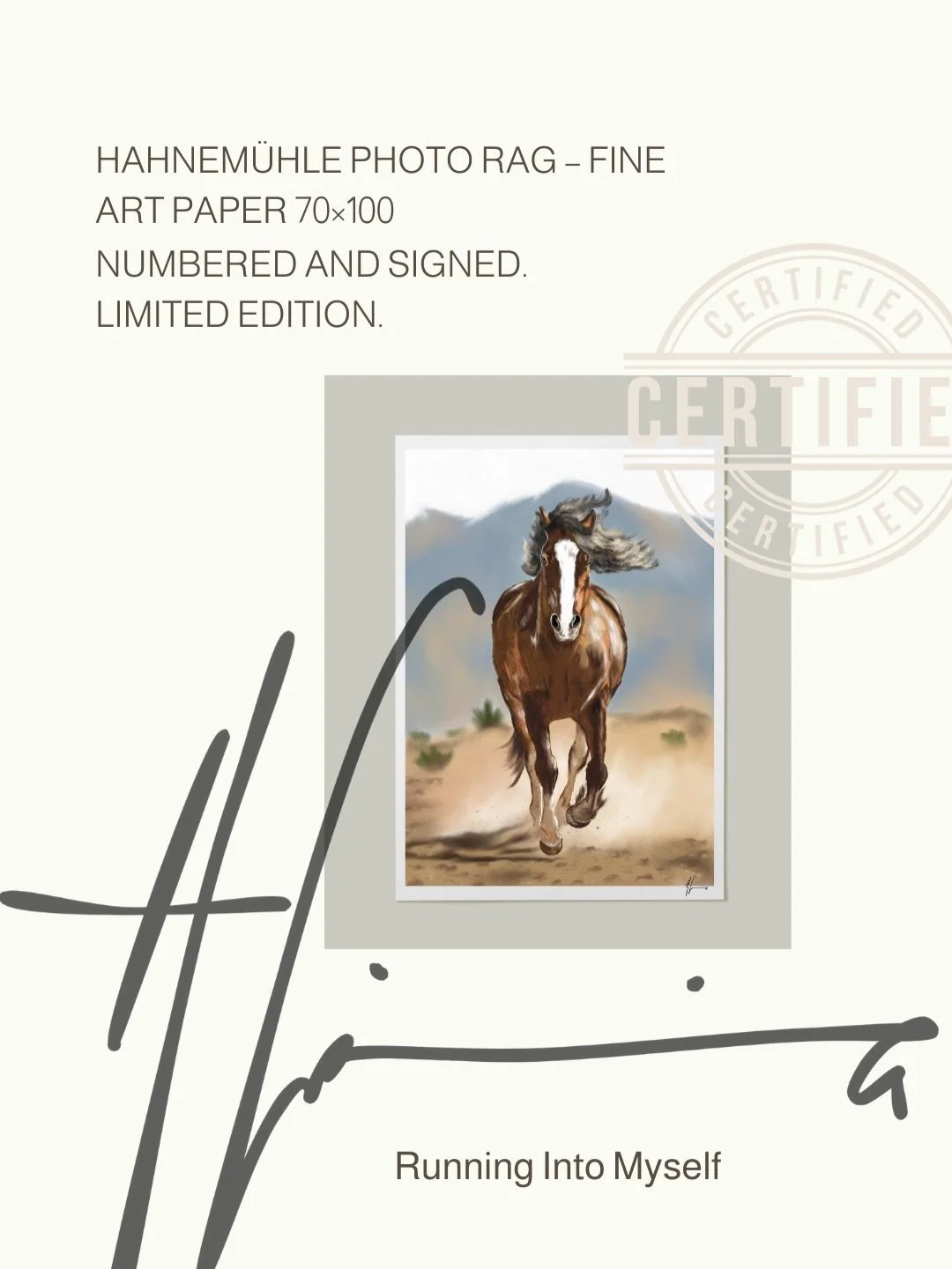 Each limited edition print is accompanied by a signed Certificate of Authenticity and a personal thank-you letter.
 These documents guarantee the authenticity of your artwork and reflect my appreciation for every collector who supports my creative jo