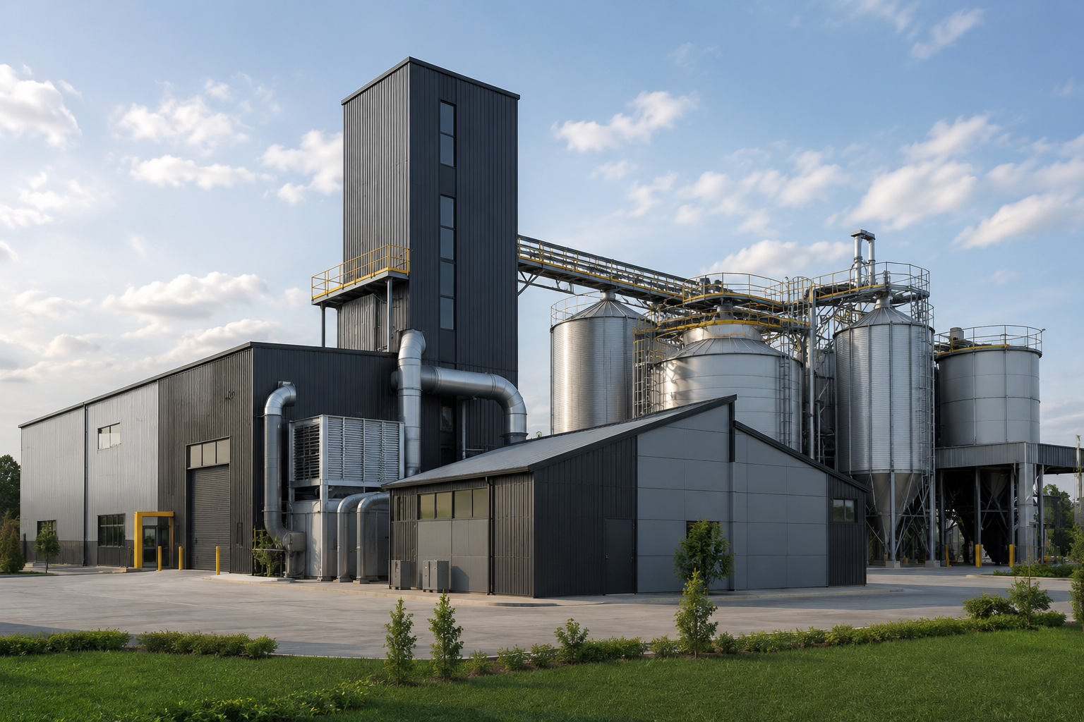 Agro-industrial site for BSF production.