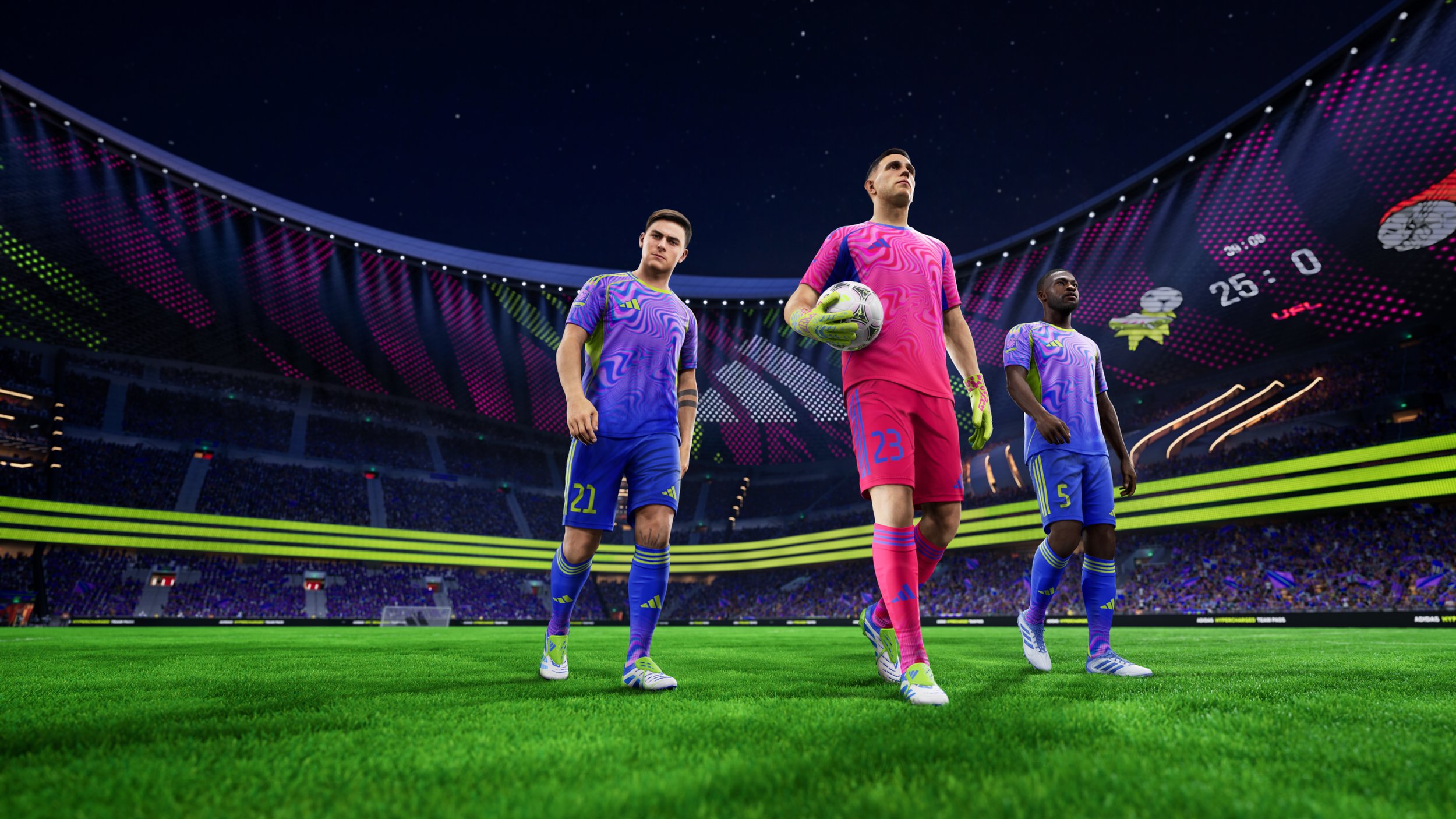 Eine neue Saison erstrahlt im Neonlicht: der neue Teampass in Zusammenarbeit mit adidas