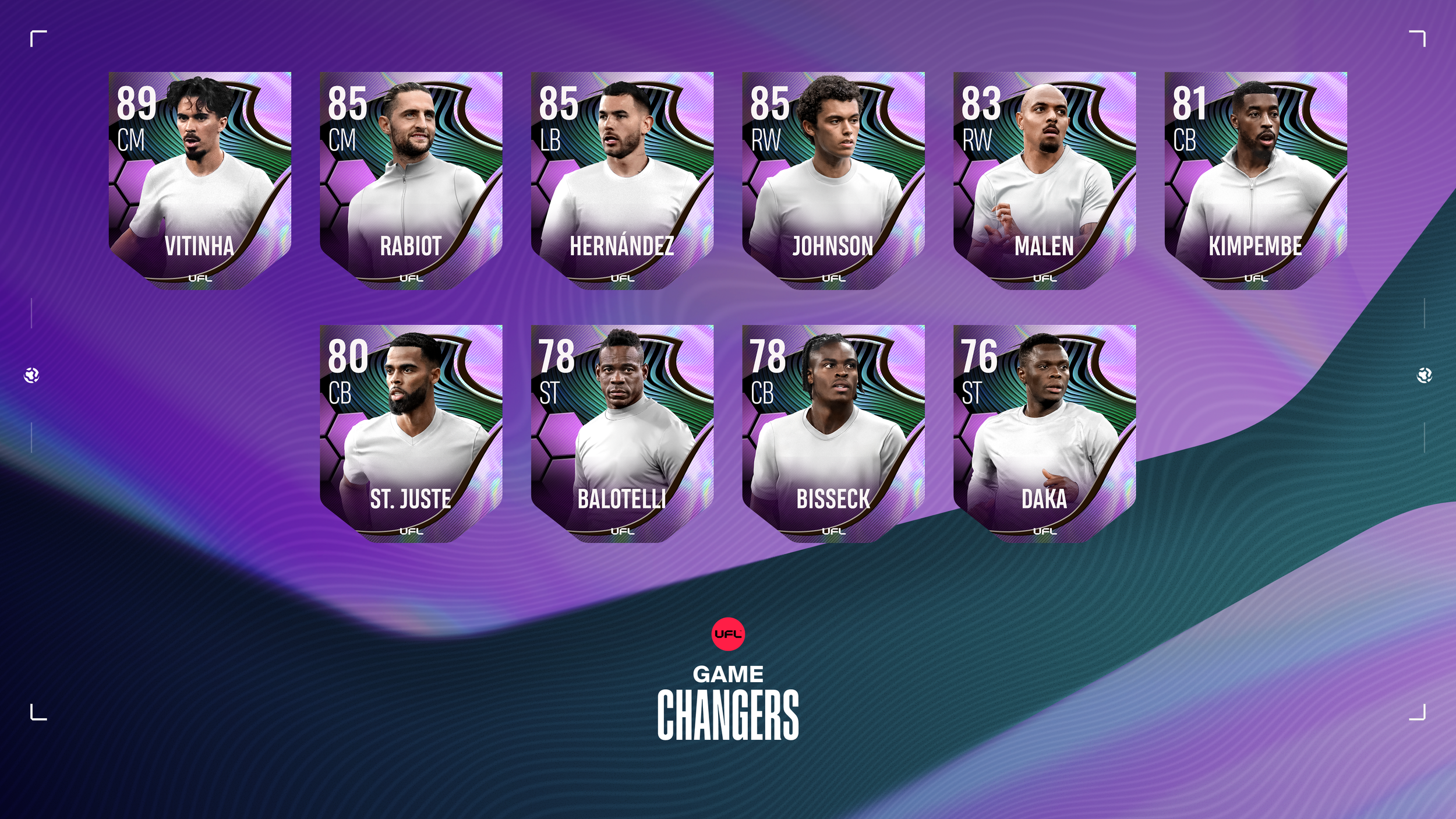 Game Changers are now available