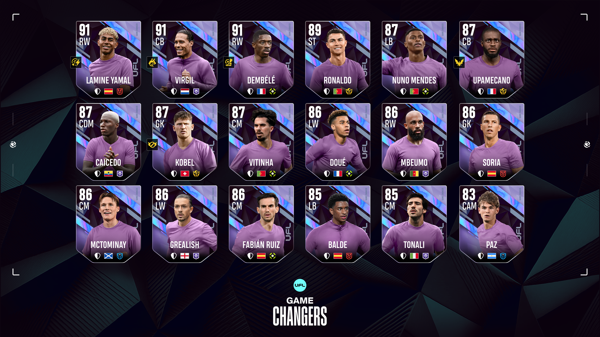 Novo Pacote Game Changers de Setembro!