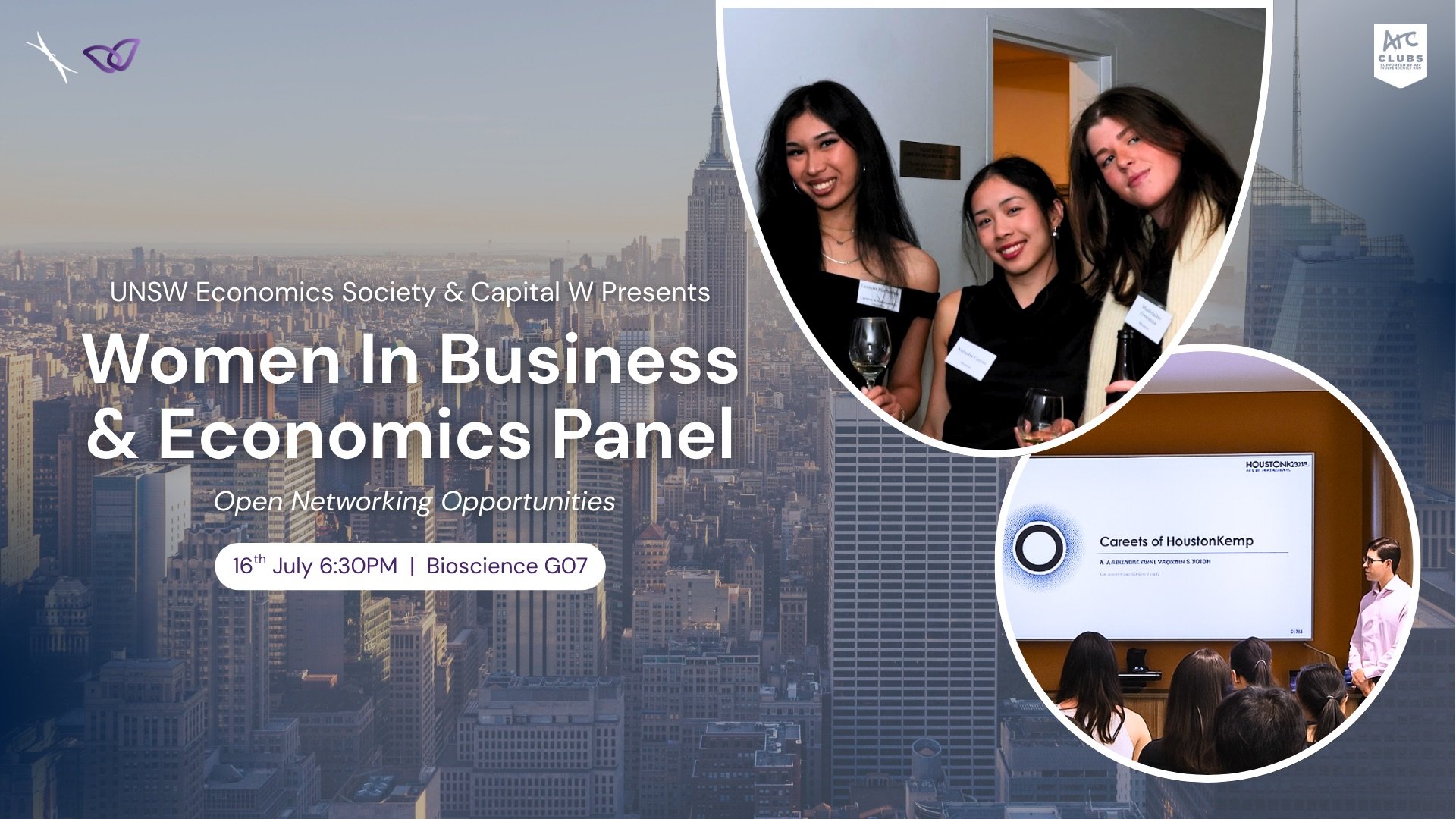 UNSW Economics Society x Capital W: Women in Business & Economics Panel
