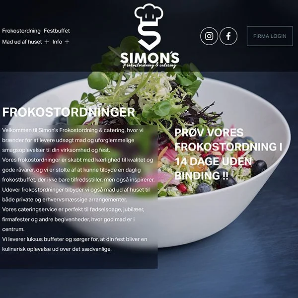 SEO for Simon’s Catering
