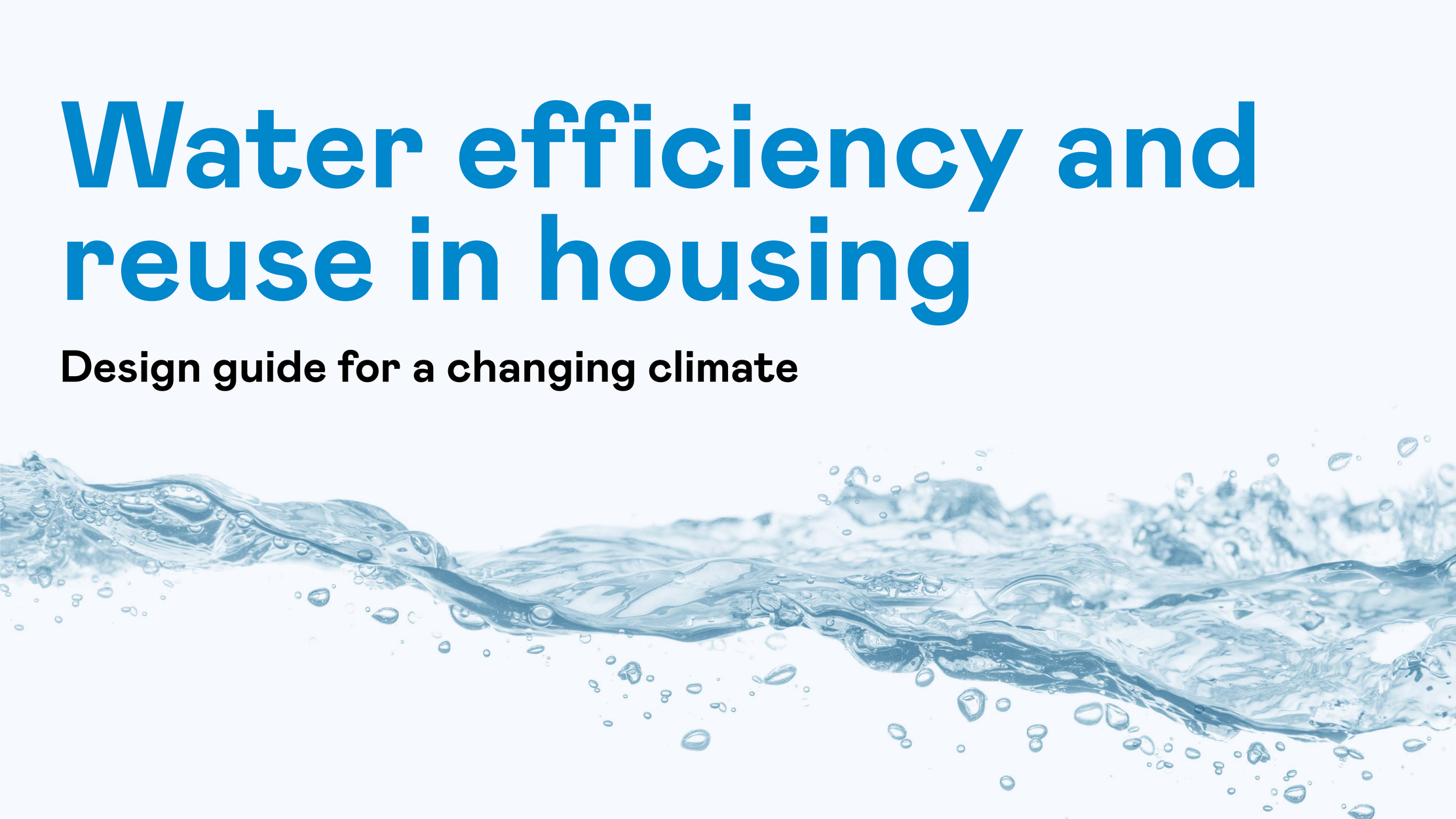 EWSC Webinar | Water Efficiency and Reuse in Housing