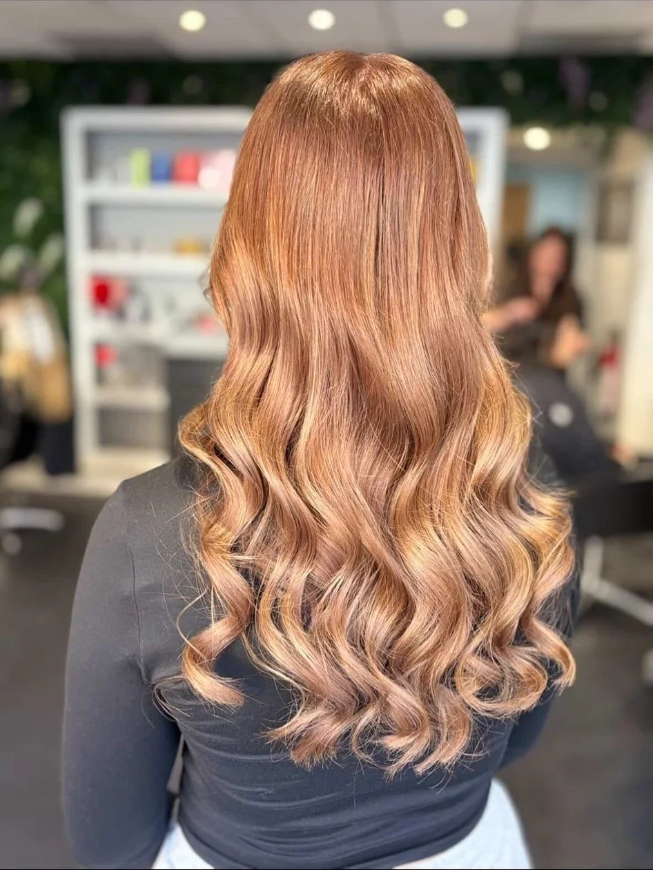 A little multi-dimensional colour bringing lift and shine...

Swipe through for the before and see the difference 🥰

#HairColours #HairColourRefresh #RedBlondeHair #RedHairColours