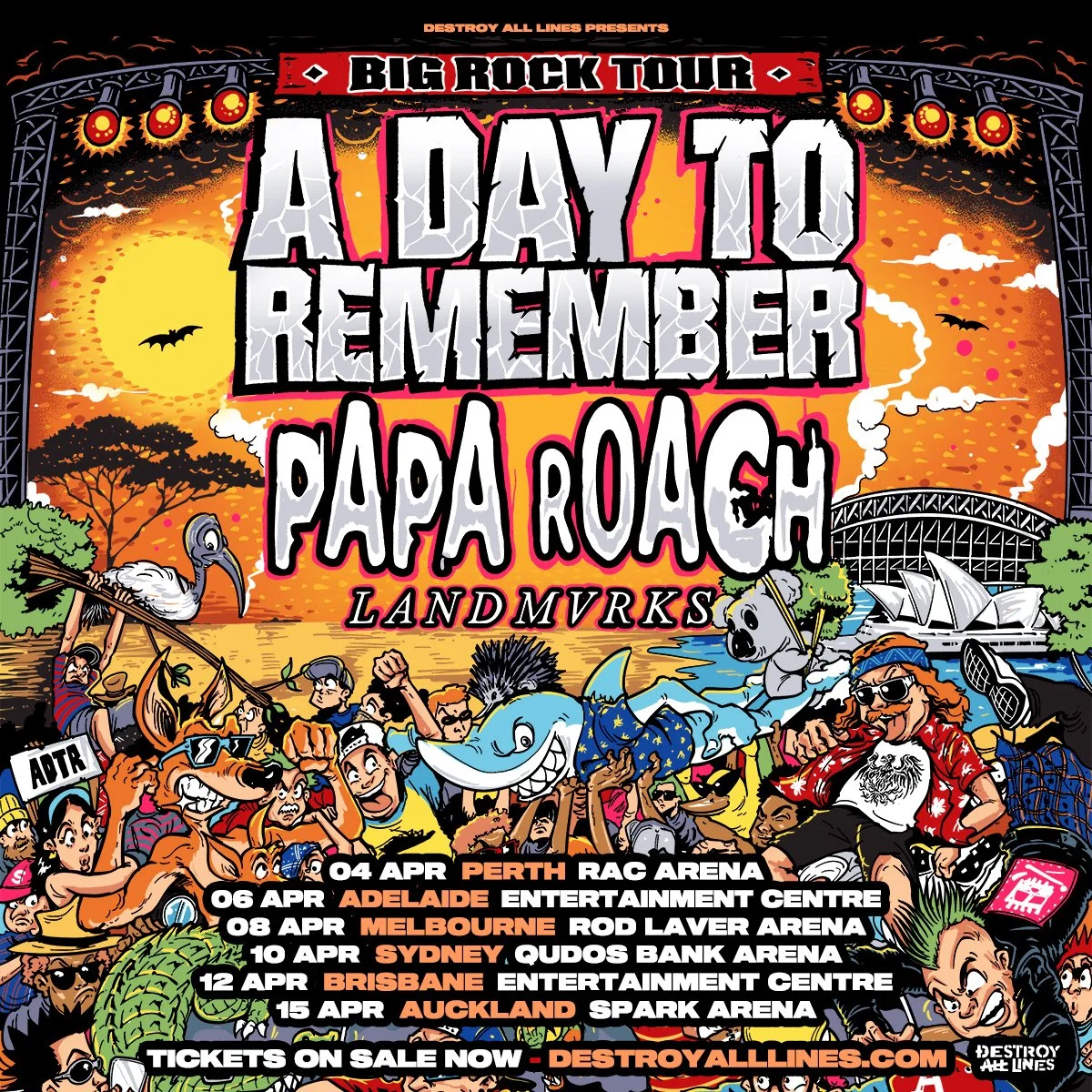 A Day To Remember/Papa Roach Tour