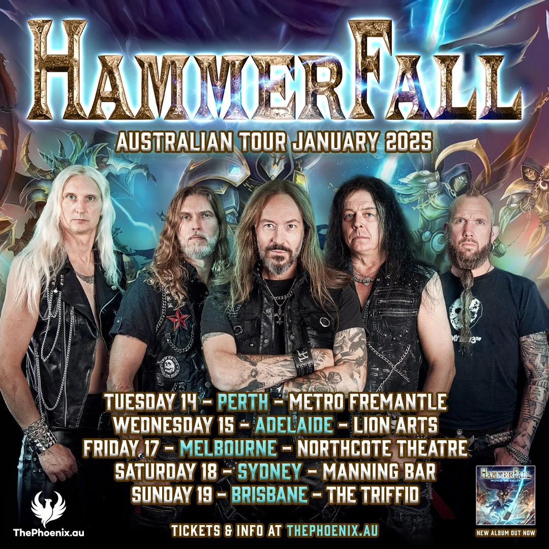 Hammerfall/Silent Knight Lion Arts Factory, Adelaide, SA 15/1/2025