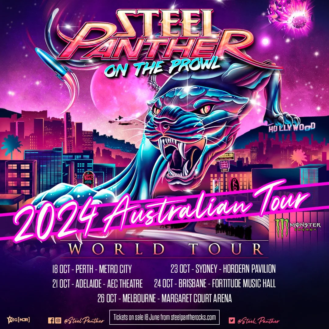 Steel Panther/John 5 Adelaide Ent Centre, SA 21/10/2024