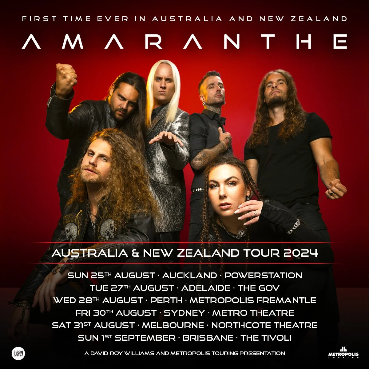 Amaranthe/Audio Reign The Gov Adelaide SA 27/8/2024