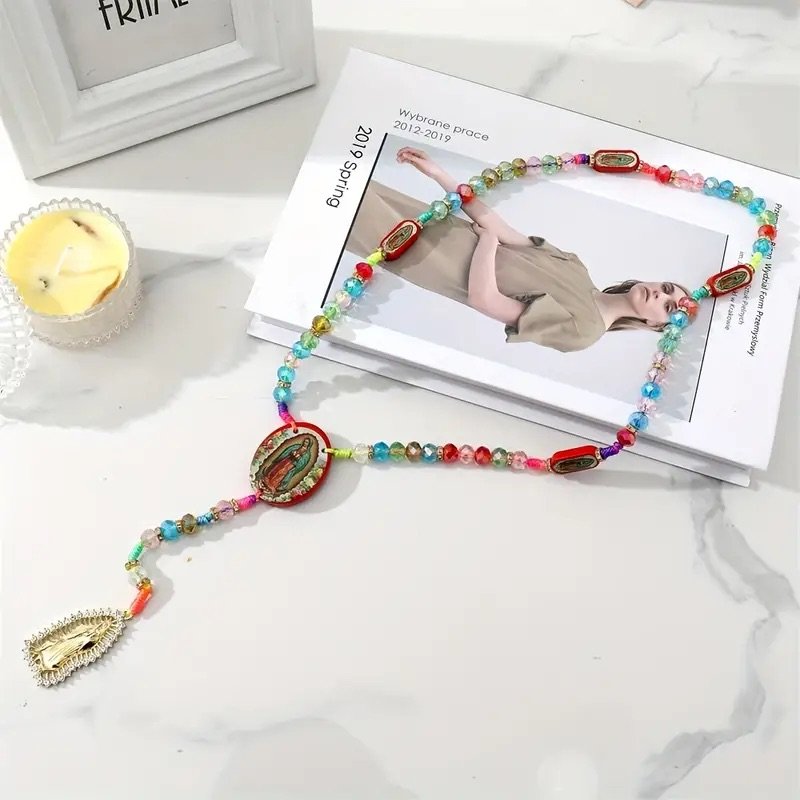Virgin Mary necklace
