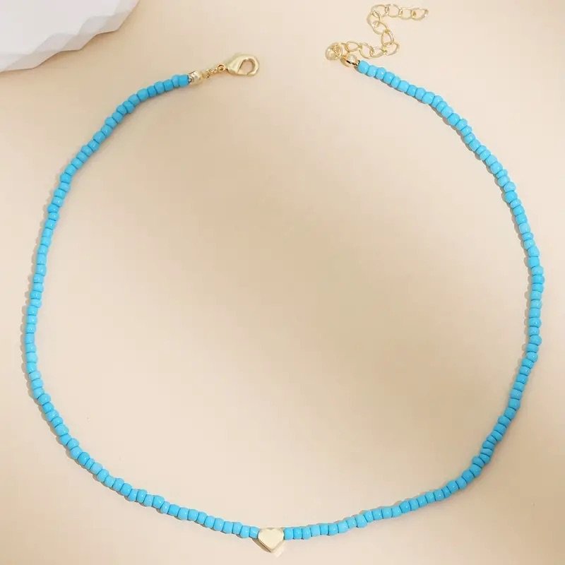 Gold heart necklace